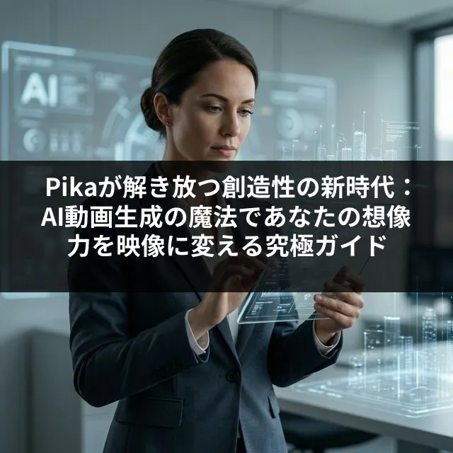 Pikaが解き放つ創造性の新時代：AI動画生成の魔法であなたの想像力を映像に変える究極ガイド