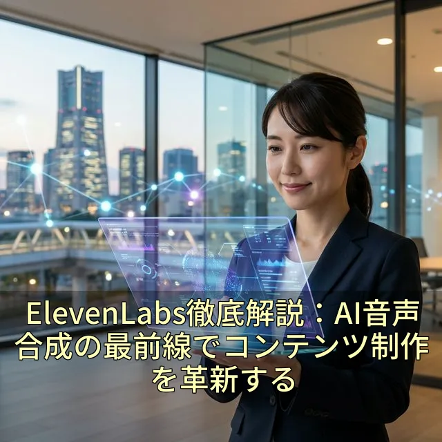 ElevenLabs徹底解説：AI音声合成の最前線でコンテンツ制作を革新する