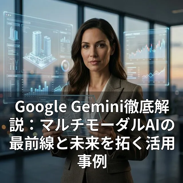 Google Gemini徹底解説：マルチモーダルAIの最前線と未来を拓く活用事例