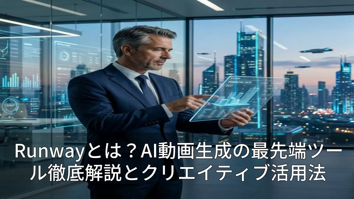 Runwayとは？AI動画生成の最先端ツール徹底解説とクリエイティブ活用法