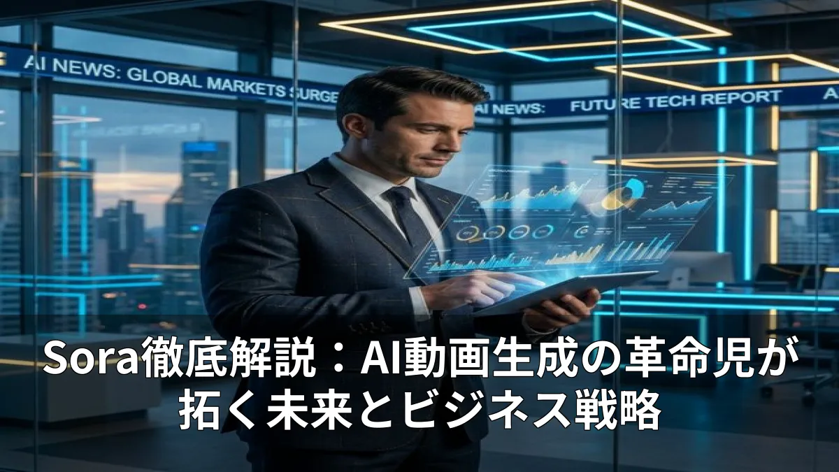 Sora徹底解説：AI動画生成の革命児が拓く未来とビジネス戦略