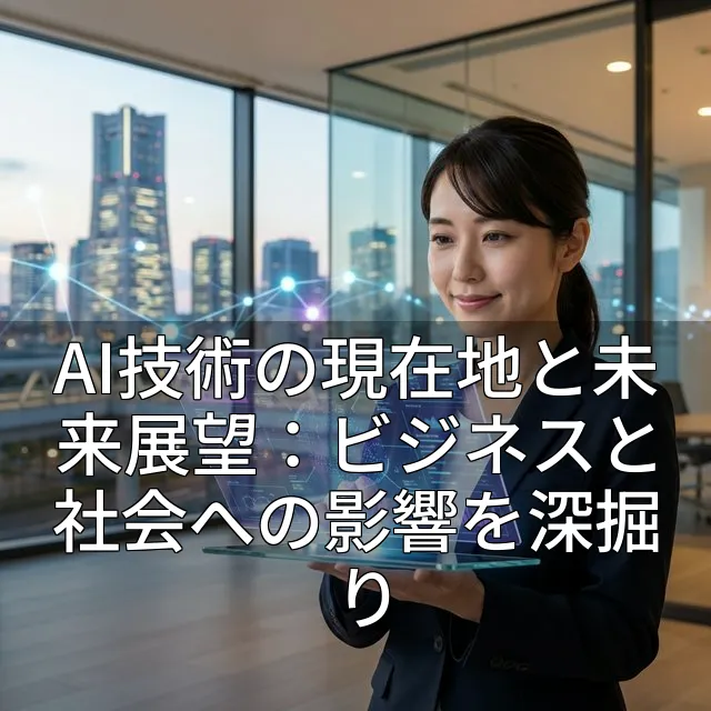 AI技術の現在地と未来展望：ビジネスと社会への影響を深掘り