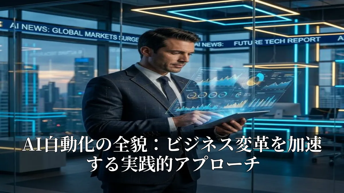 AI自動化の全貌：ビジネス変革を加速する実践的アプローチ