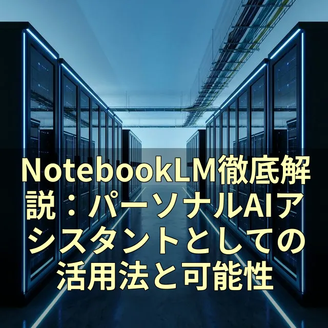 NotebookLM徹底解説：パーソナルAIアシスタントとしての活用法と可能性