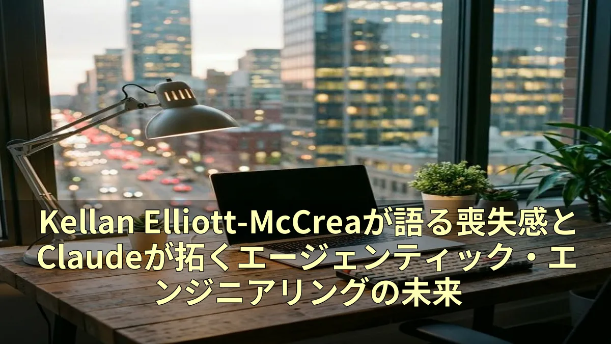 Kellan Elliott-McCreaが語る喪失感とClaudeが拓くエージェンティック・エンジニアリングの未来