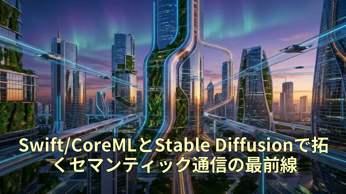 Swift/CoreMLとStable Diffusionで拓くセマンティック通信の最前線