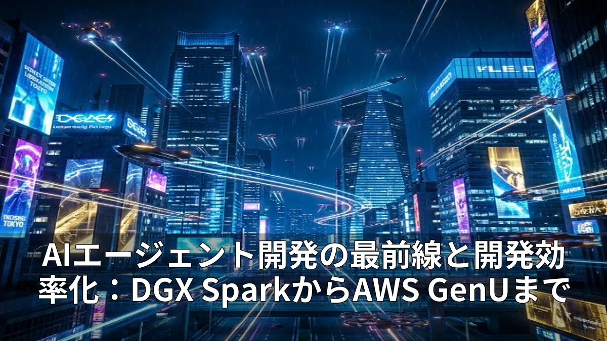 AIエージェント開発の最前線と開発効率化：DGX SparkからAWS GenUまで