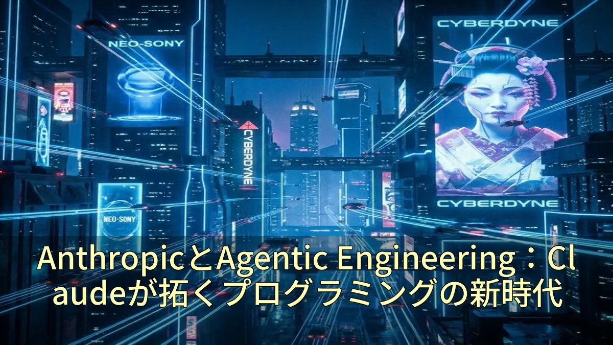 AnthropicとAgentic Engineering：Claudeが拓くプログラミングの新時代