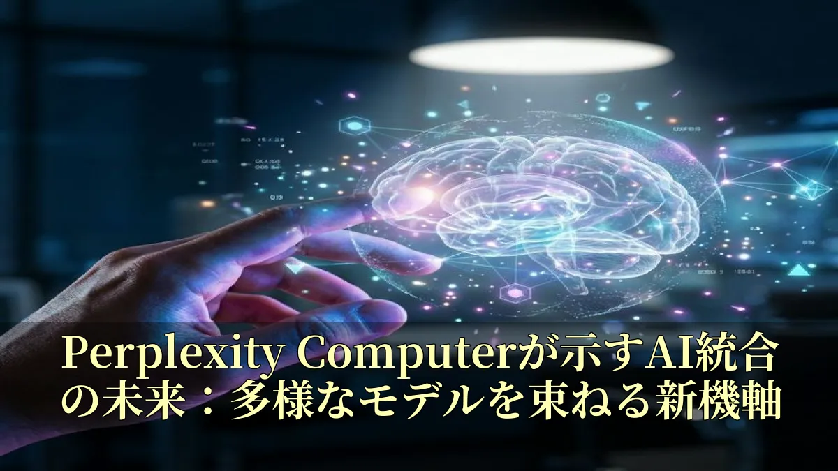 Perplexity Computerが示すAI統合の未来：多様なモデルを束ねる新機軸