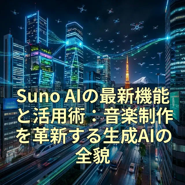 Suno AIの最新機能と活用術：音楽制作を革新する生成AIの全貌