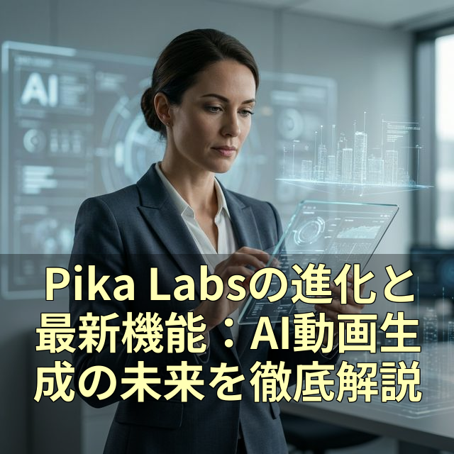 Pika Labsの進化と最新機能：AI動画生成の未来を徹底解説