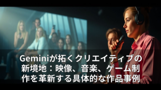 Geminiが拓くクリエイティブの新境地：映像、音楽、ゲーム制作を革新する具体的な作品事例 11