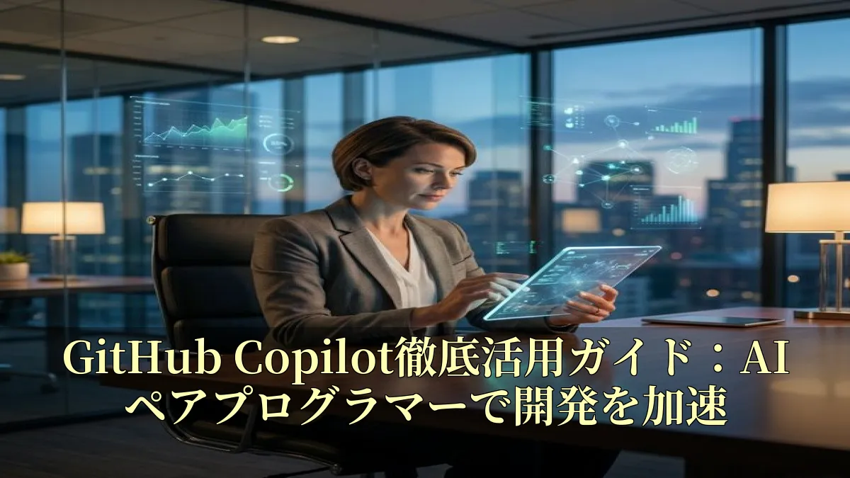 GitHub Copilot徹底活用ガイド：AIペアプログラマーで開発を加速