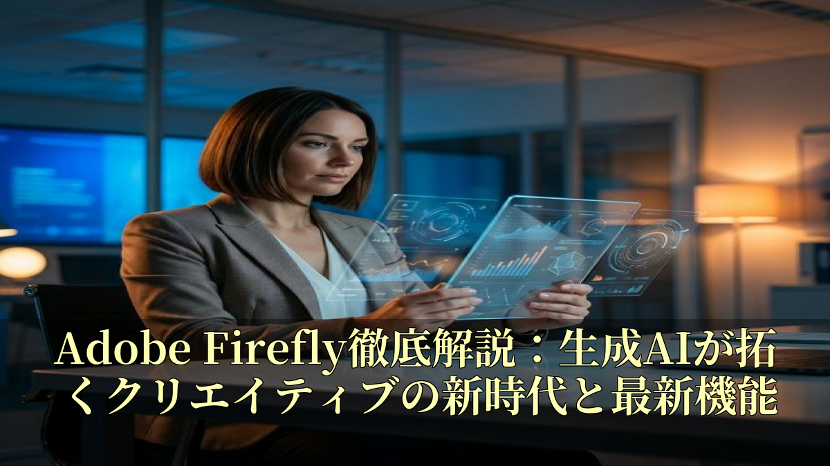 Adobe Firefly徹底解説：生成AIが拓くクリエイティブの新時代と最新機能
