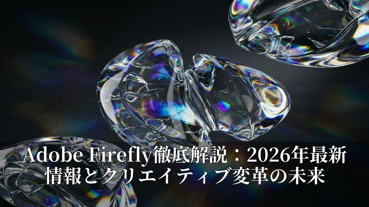 Adobe Firefly徹底解説：2026年最新情報とクリエイティブ変革の未来