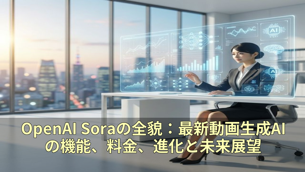 OpenAI Soraの全貌：最新動画生成AIの機能、料金、進化と未来展望