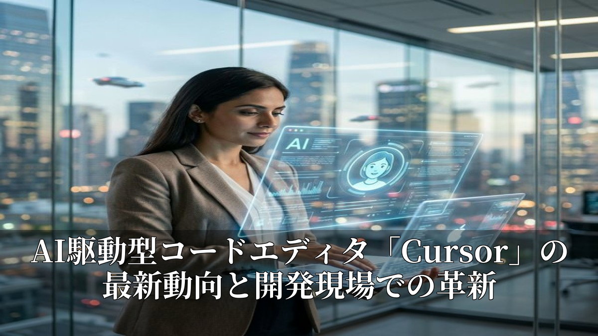 AI駆動型コードエディタ「Cursor」の最新動向と開発現場での革新