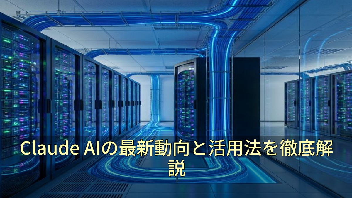 Claude AIの最新動向と活用法を徹底解説